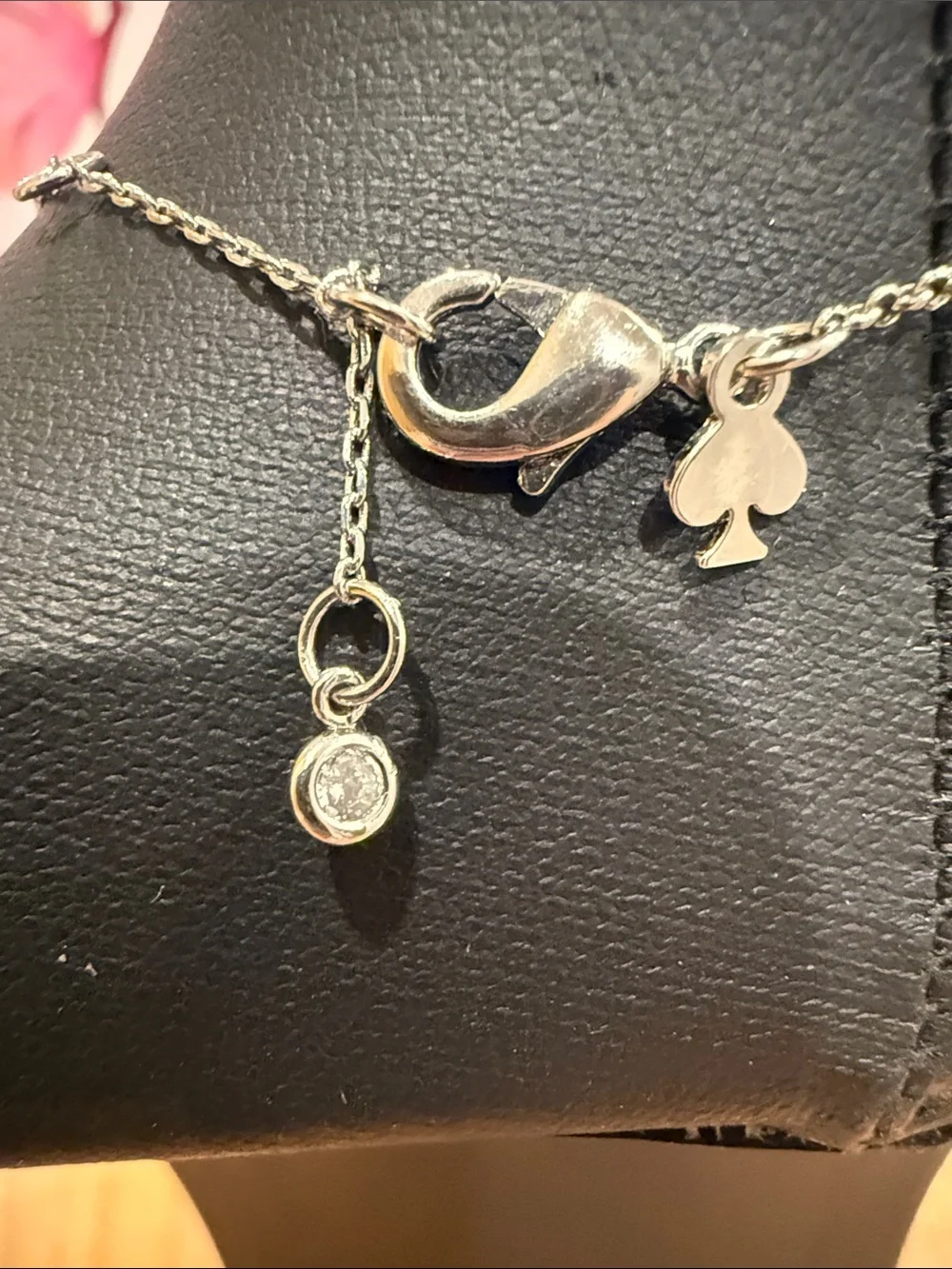 Kate Spade |♠️| Silver & Gold Plated Spade Pendant Necklace | Silver Chain